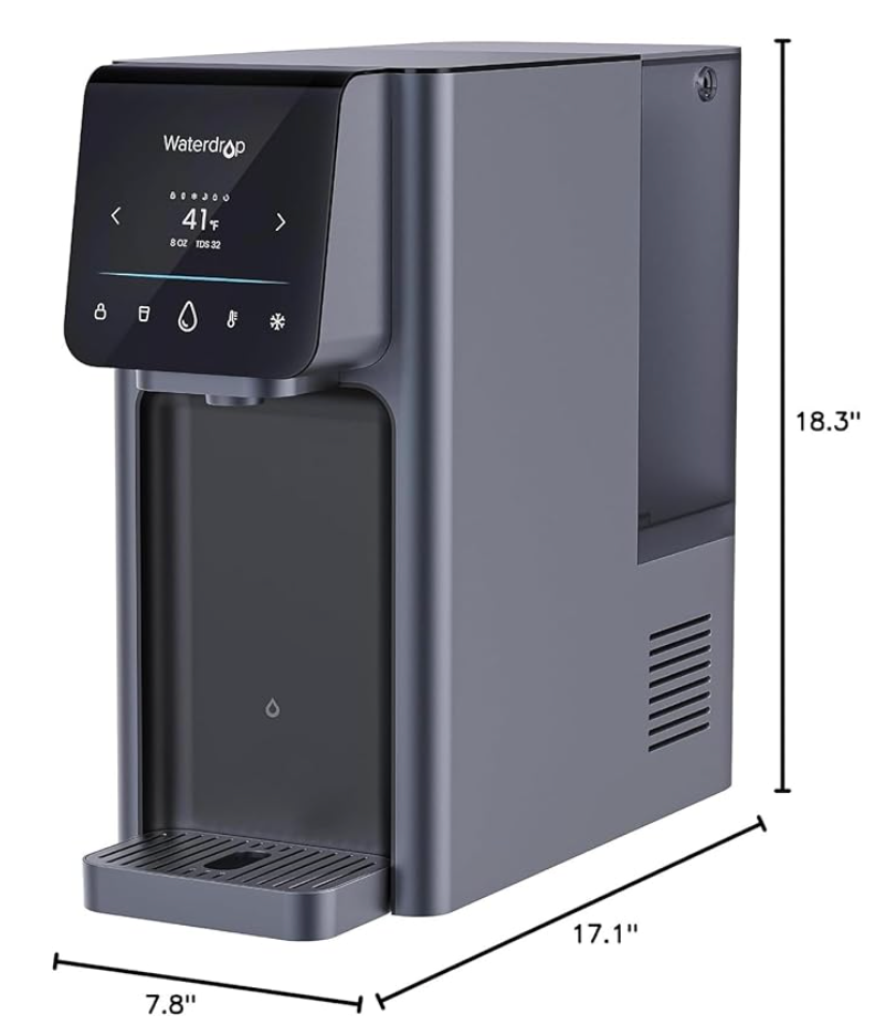 Waterdrop Reverse Osmosis Hot Cold Water Dispenser, A1