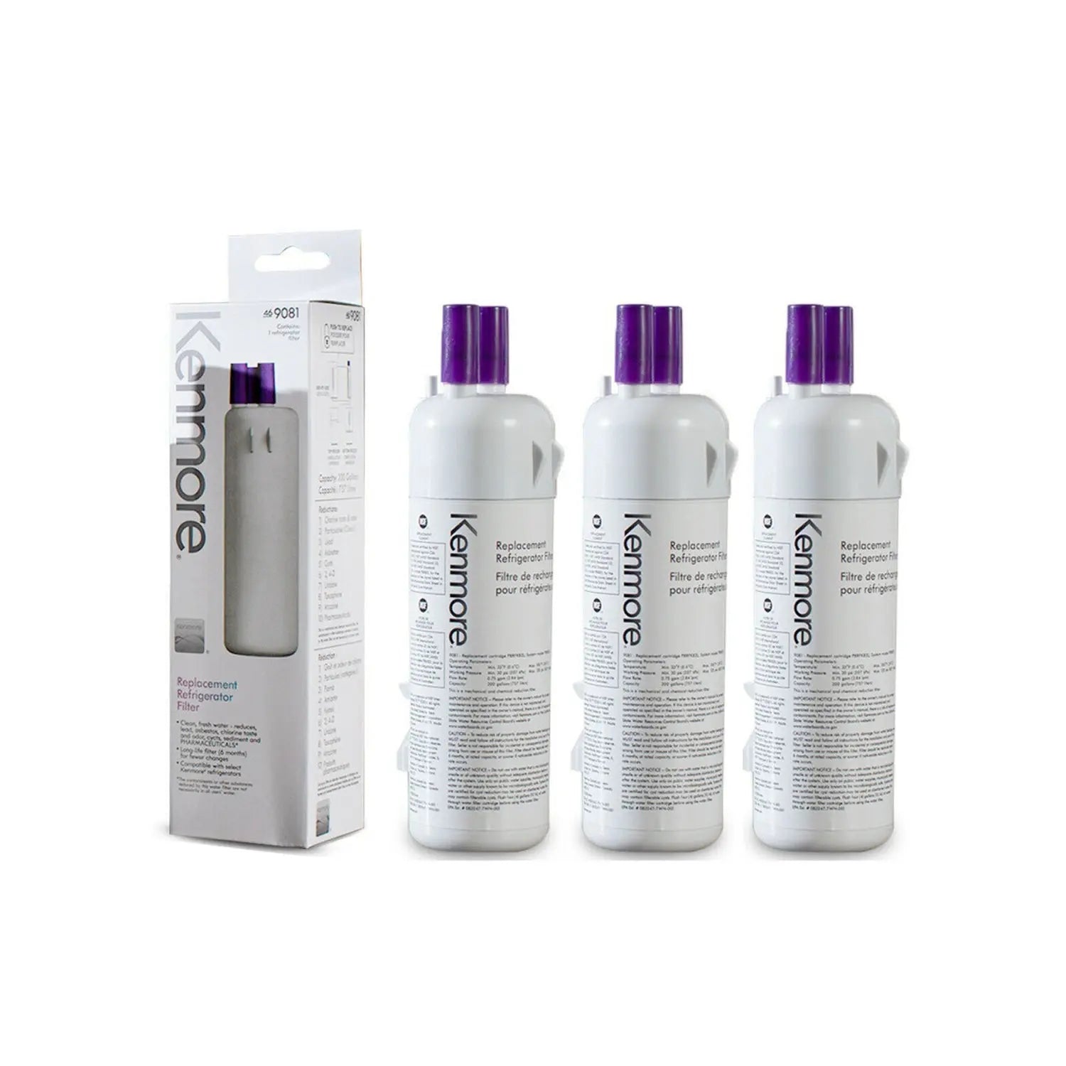 Kеnmore 9081 refrigerator Water Filter 1 Pack Kenmore
